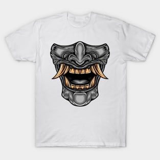 Japanese Oni Mask Artwork T-Shirt